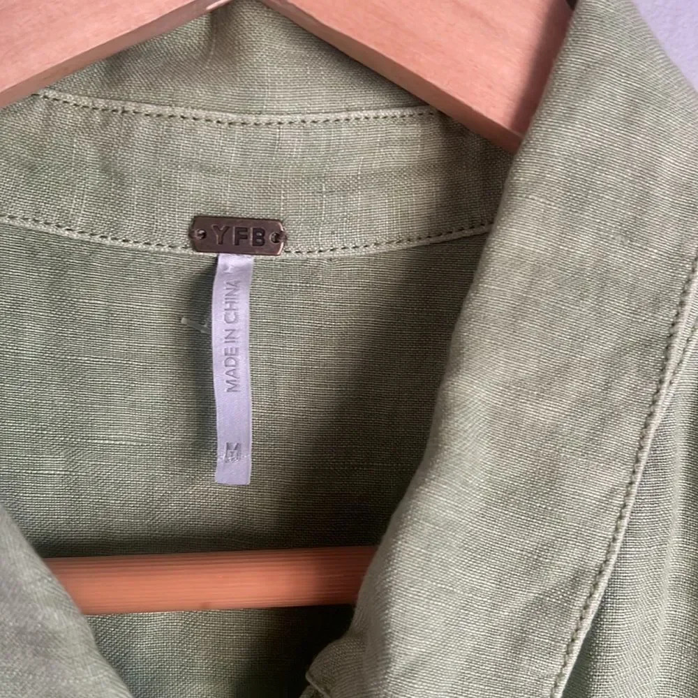 YFB HUDSON ROMPER // BAYLEAF PIGMENT - Picture 6 of 14